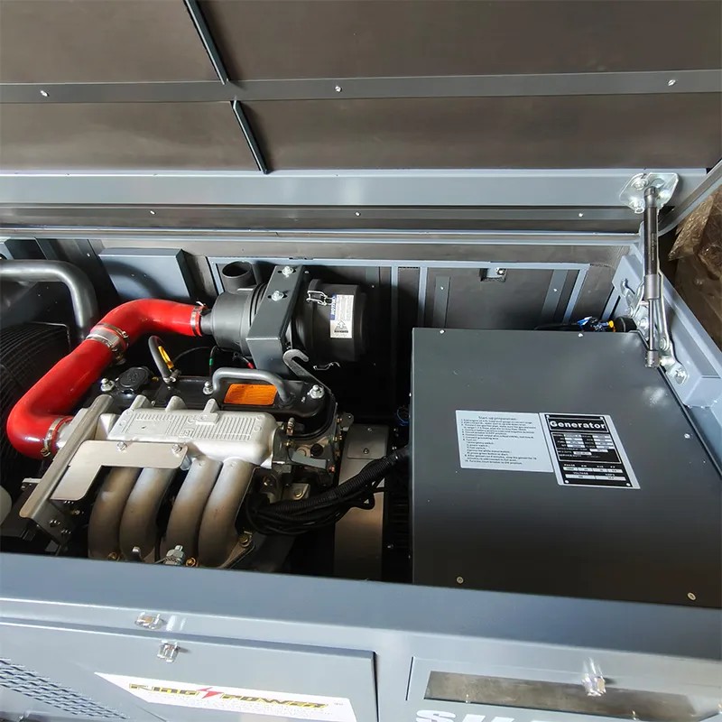 30 kW сверхтихий генератор на LPG